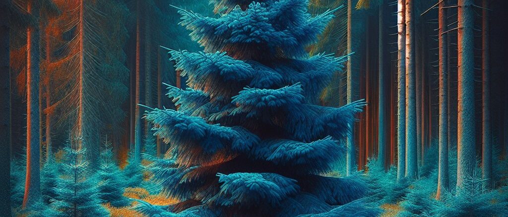 Blau Fichte