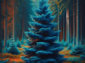 Blau Fichte