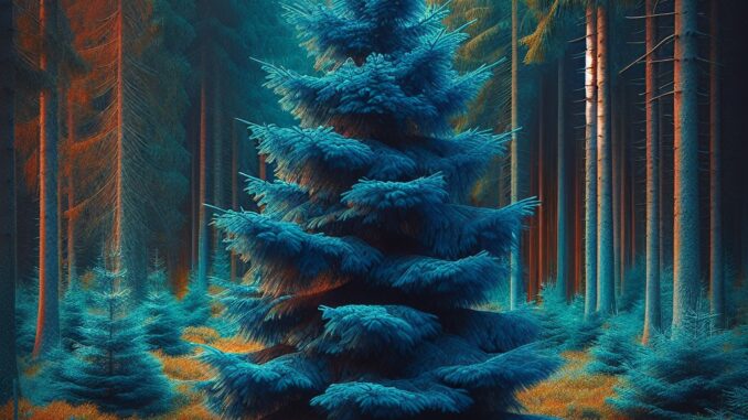 Blau Fichte Blau Fichte