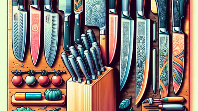 Zestawy noży kuchennych: Tradycyjne vs. japońskie noże kuchenne.